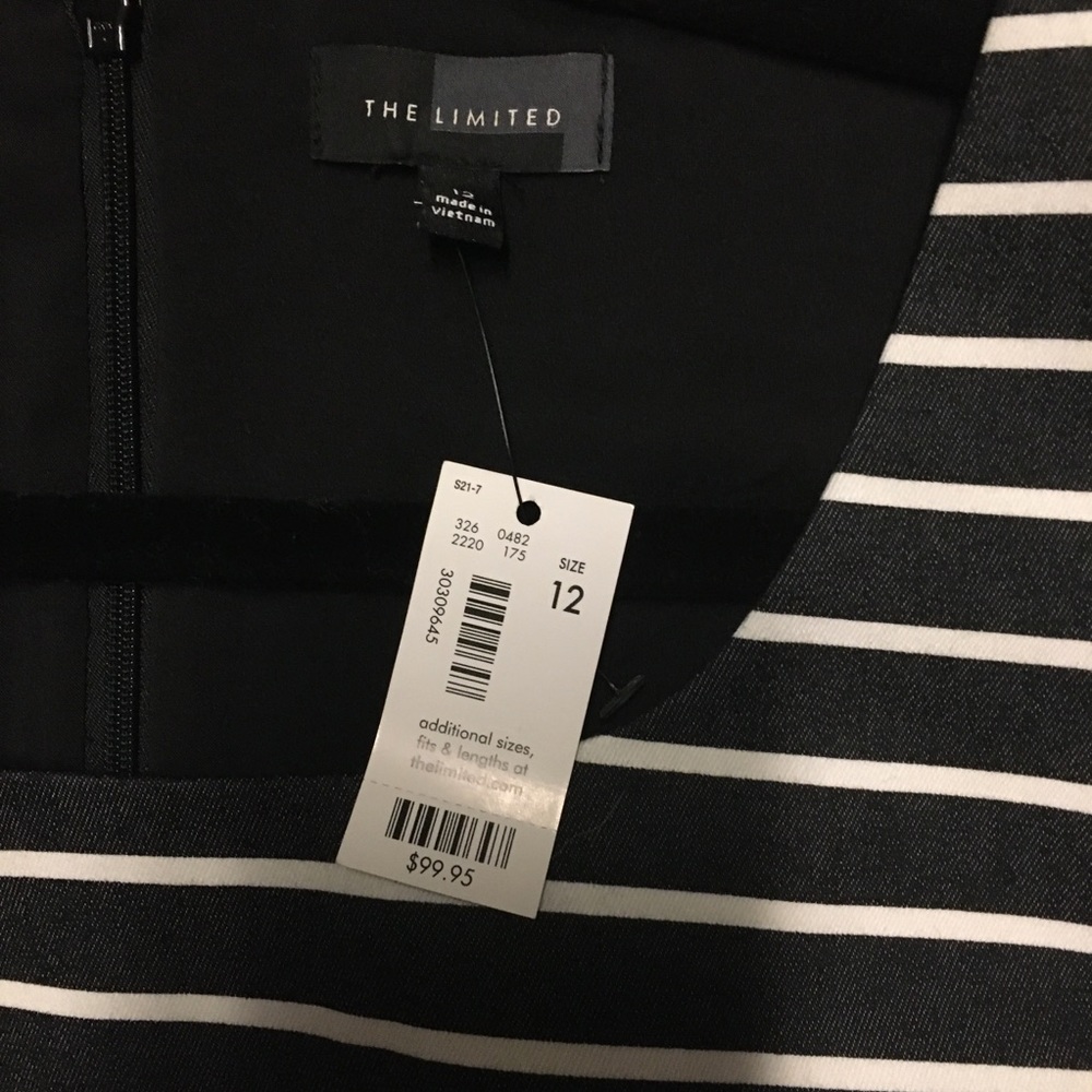 The limited dress striped cotton dress : size 12 - Picture 2 of 5